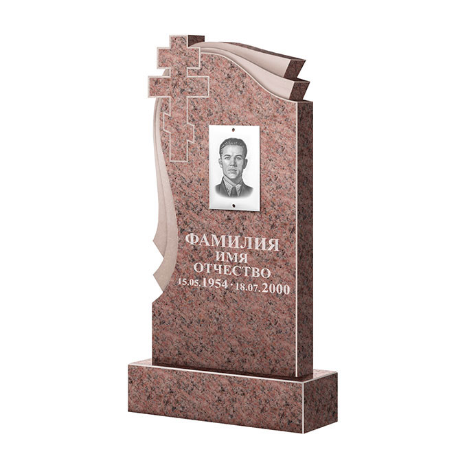 Гранитные памятники в Волгограде | Памятник из гранита Розалия Pink ФГЦ-081
