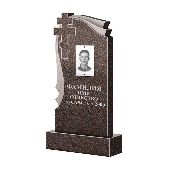 Гранитные памятники в Волгограде | Памятник из гранита Карел Brown ФГЦ-081