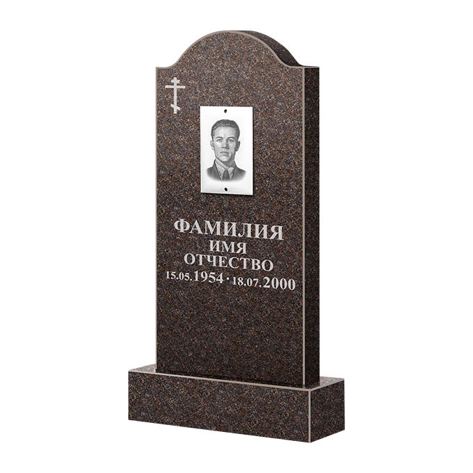 Памятники из цветного гранита в Волгограде | Памятник из гранита Карел Brown ФГЦ-012