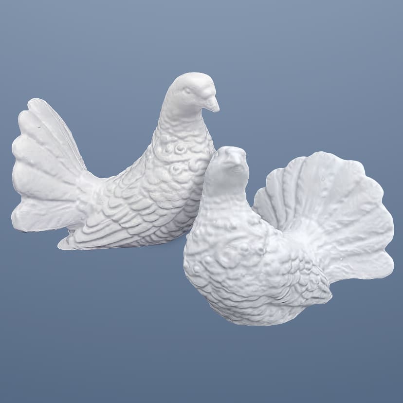 Скульптуры из искусственного мрамора в Волгограде | Голубь пара