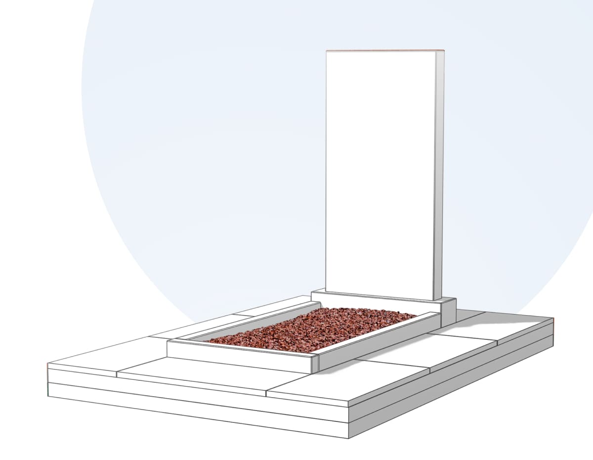 Засыпка цветника камушками в Волгограде