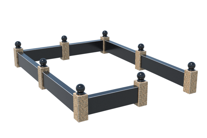 Цоколи на могилу в Волгограде | Цоколь на могилу №0036