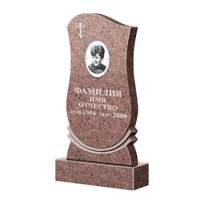 Гранитные памятники в Волгограде | Памятник из гранита Розалия Pink ФГЦ-056