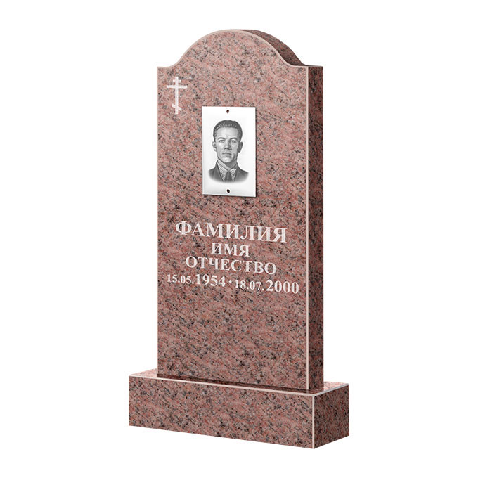 Памятники из цветного гранита в Волгограде | Памятник из гранита Розалия Pink ФГЦ-012