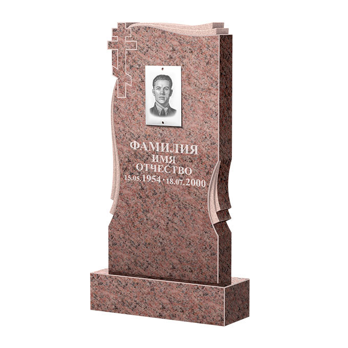 Гранитные памятники в Волгограде | Памятник из гранита Розалия Pink ФГЦ-185