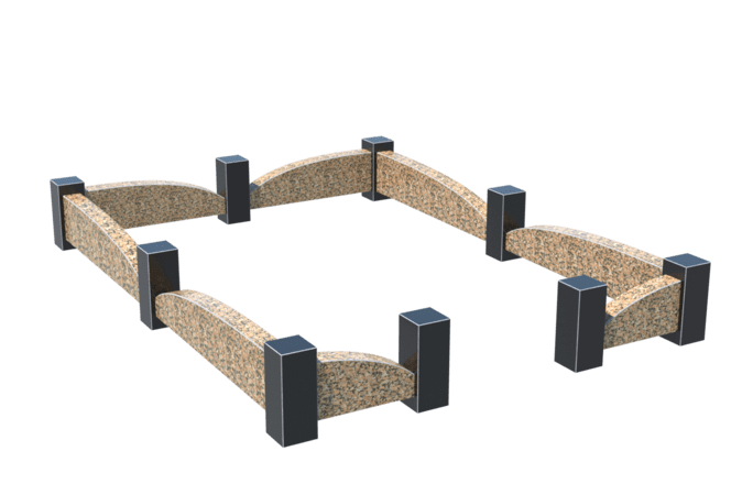 Цоколи на могилу в Волгограде | Цоколь на могилу №0046