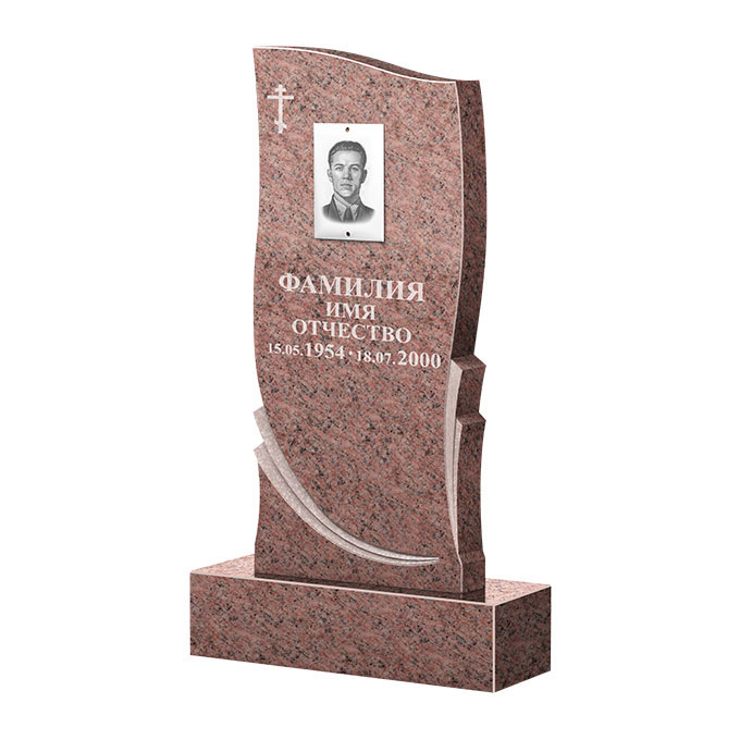 Гранитные памятники в Волгограде | Памятник из гранита Розалия Pink ФГЦ-044