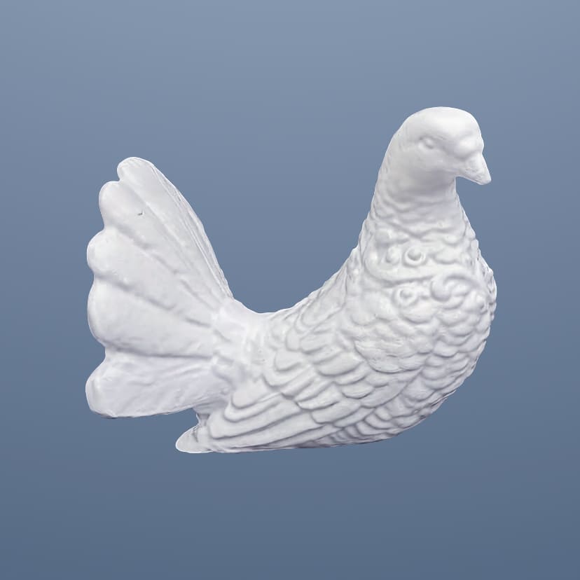 Скульптуры из искусственного мрамора в Волгограде | Голубь право