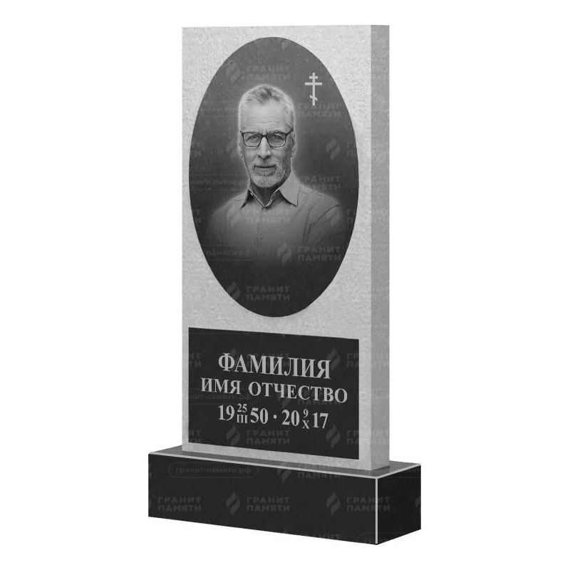 Памятники из гранита вертикальные в Волгограде | Гранитный памятник ФГ-166