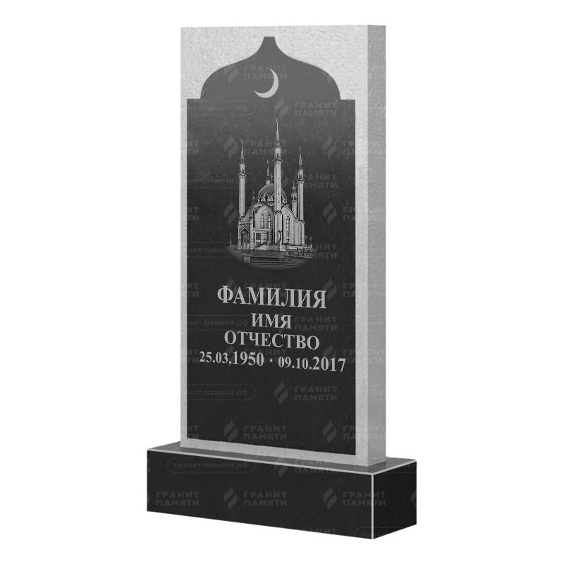 Мусульманские памятники на могилу в Волгограде | Гранитный памятник ФГ-167