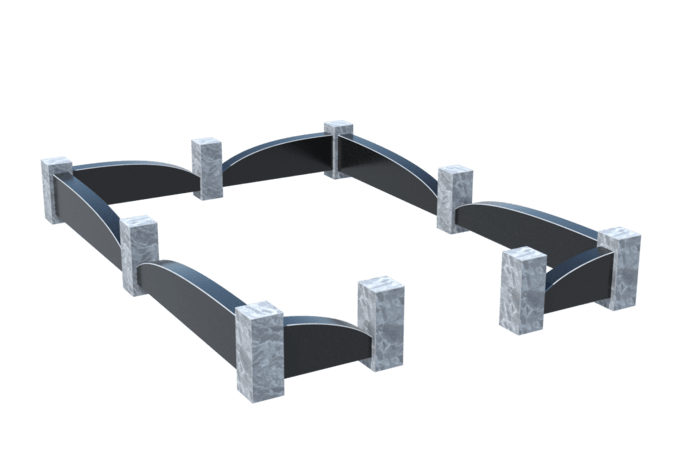 Цоколи на могилу в Волгограде | Цоколь на могилу №0041