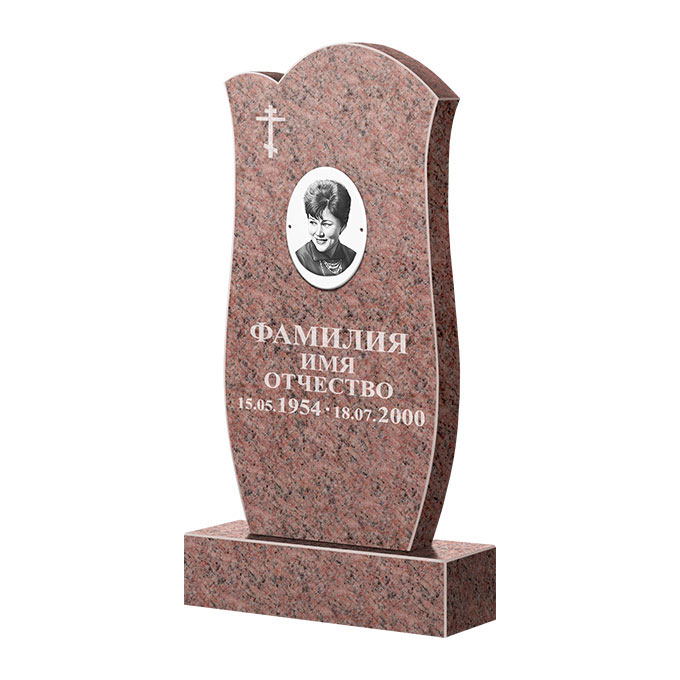 Памятники из цветного гранита в Волгограде | Памятник из гранита Розалия Pink ФГЦ-039