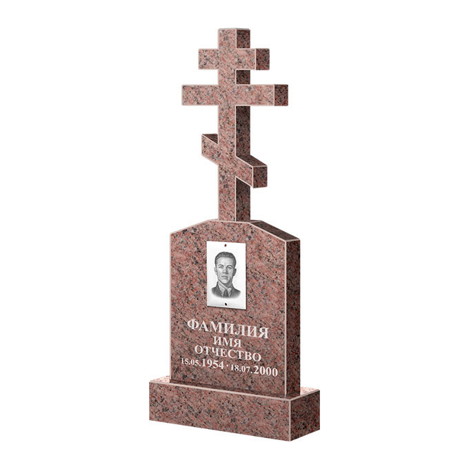 Гранитные памятники в Волгограде | Памятник из гранита Розалия Pink ФГЦ-099