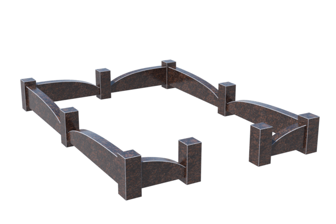 Цоколи на могилу в Волгограде | Цоколь на могилу №0043