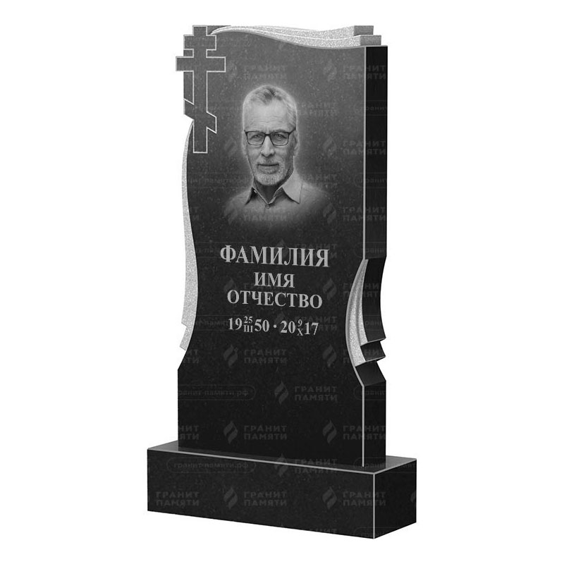 Памятники из гранита вертикальные в Волгограде | Гранитный памятник ФГ-185