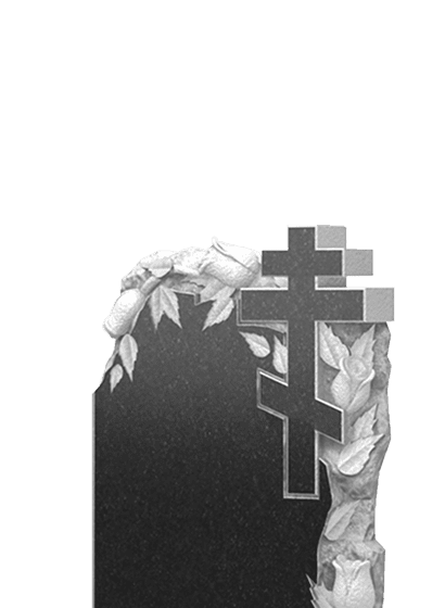 Памятники из гранита с цветами в Волгограде